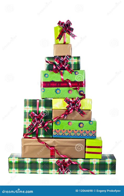 christmas present box tree
